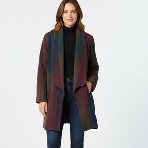 Candiss Cole Art-To -wear Fiber M Coat Cardigan Blazer Art Textile Sweater